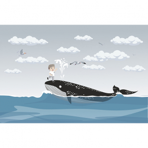 Кит в море 10019