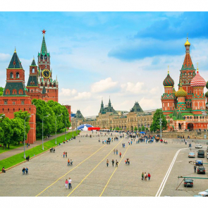 Красная площадь летом