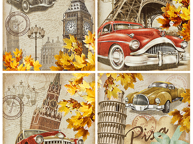 Ретро коллаж 3285