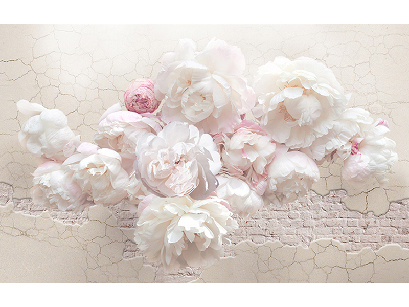 Бело-розовые цветы лофт 1992