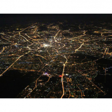 Ночью над Москвой