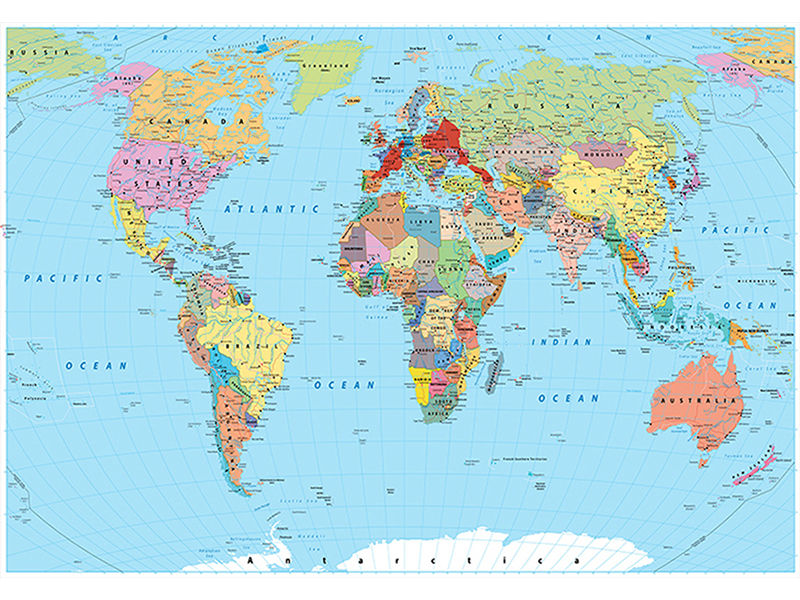 Политическая карта мира 2328