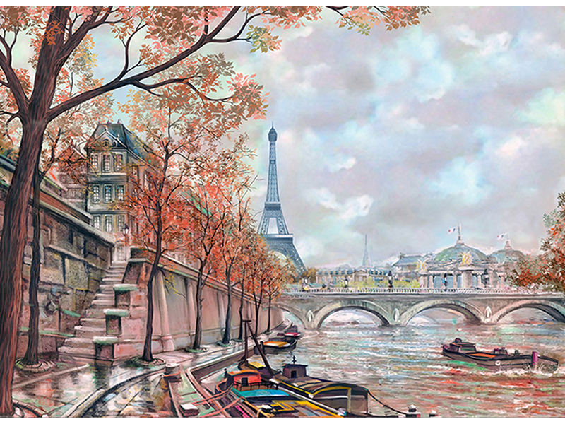 Рисованный Париж 1232