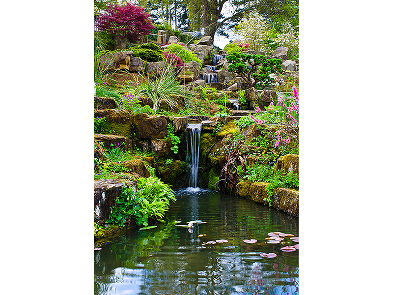 Сад с водопадом 1200