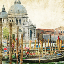 Венеция в живописном стиле