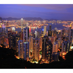 Вид на Гонконг с горы